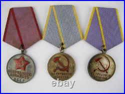 For Labor Valor For Labor Distinction original Silver Medal Soviet Union USSR