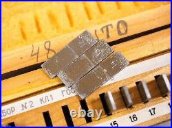 FromEU Precision Metric Slip Gauge Block Set 0-100mm (38 pcs) Grade 1 MINT