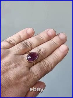GOLD RING 14K 583 Alexandrite Size 11 Soviet Union Russia USSR original vintage