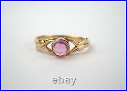 GOLD RING 14K 583 Size 8.75 Soviet Union Russia USSR original vintage