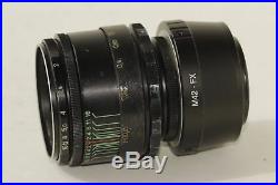 HELIOS 44-2 soviet russian vintage lens made in USSR + adapter M42-FX for Fuji