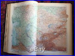 HUGE Russian world atlas ATLAS MIRA / 1954 Soviet Union USSR