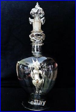 Hallowen decor VODKA bottle USSR diablo decanter Soviet Union Whisky DEVIL flask