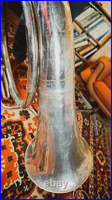 Helicon Vintage Original USSR Soviet Brass Musical Wind Instrument Tuba Pipe