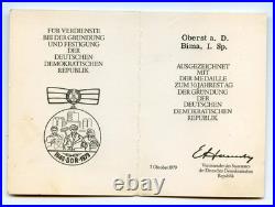 Hero of Soviet Union Military Adviser SET Communist Germany Medal and DOCUMENT
