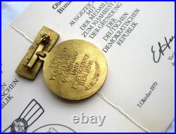 Hero of Soviet Union Military Adviser SET Communist Germany Medal and DOCUMENT