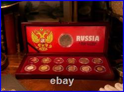 History of Russia Ivan the Terrible Vladimir Putin. (Thirteen-Coin Boxed Set)