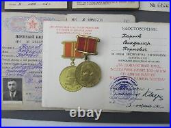 Honorary Builder Ministry Metallurgical Khimstroy Soviet Union badges docs USSR