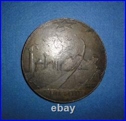 Huge 5-Inch 1960s-70's Soviet Union / Russia, Cosmonauts Space Medal