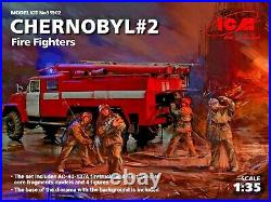 ICM 35902 1/35 Chernobyl#2 Fire Fighters AC-40-137A firetruck, figure, diorama