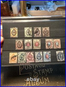 IMPERIAL RUSSIA 1858-1884 Collection of 20 Early CLASSIC Stamps