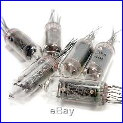 IN-14 ultrarare fine grid nixie tubes USSR indicator digit for DIY clock NOS