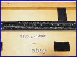 In EU Dial Offset Gear Tooth Measuring pitch Gauge M8-20 0.005mm USSR