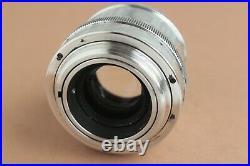 JUPITER-8 50mm Silver Lens Leica LTM M39 Sonnar copy + adapter M42