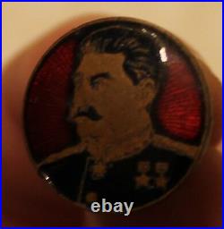 Joseph Stalin Soviet Union Badge / Pin 1930s-40s