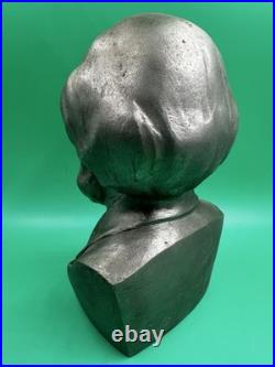 KARL MARX MARKS BUST Soviet Union USSR FIGUR Sculpture METAL VINTAGE ORIGINAL KARL MARX MARKS BUST Soviet Union USSR FIGUR Sculpture METAL VINTAGE ORIGINAL