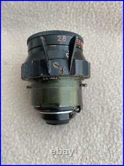 KMZ OKC F25 Cine lens OKS1-25-1 F=25 12,8 RARE Soviet USSR #02108
