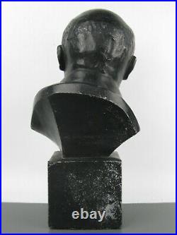 LENIN big BUST Leningrad Sculptor Sychev 1961 Soviet Union Russia USSR Original