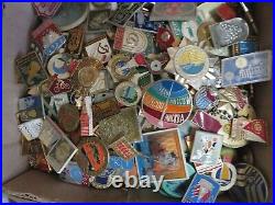 LOT OF USSR SOVIET ERA ENAMEL PINS, BADGES COLD WAR COMMUNISM 1000 Pcs