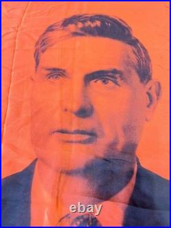 Large VINTAGE 1970 Vintage Soviet Union (USSR) Flag RED BANNER