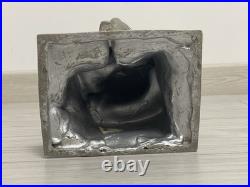 Large Vintage Soviet metal figurine sculpture bust Vladimir Lenin 1960