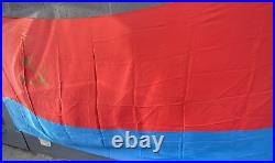 Large vintage Soviet Union flag with hammer and sickle. 130? 260cm