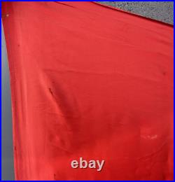 Large vintage Soviet Union flag with hammer and sickle. 130? 260cm