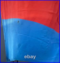 Large vintage Soviet Union flag with hammer and sickle. 130? 260cm