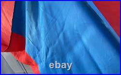 Large vintage Soviet Union flag with hammer and sickle. 130? 260cm