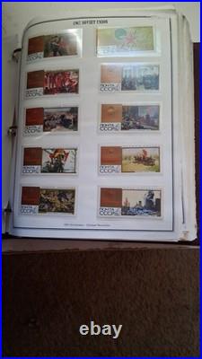 Last stamps of the Soviet Union 1967 -1991 over 1300 mint and unused. Nused