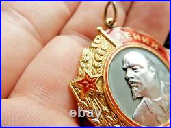 Lenin Orden Sowjetunion um 1942 Order of Lenin Soviet Union Russia Rußland gold