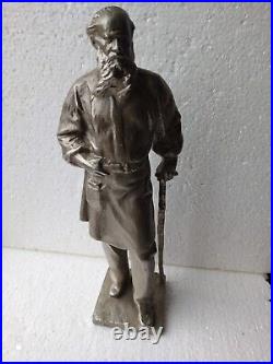 Leo Tolstoy Writer USSR Soviet Union bust statue figurine Russia metal
