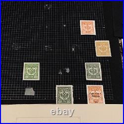 Lot Of Russia Ussr Stamps On Album Pages Blocks, Mint, Imperf And More