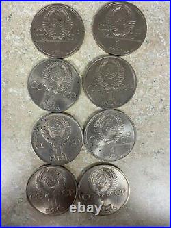 Lot of 28 Russia 1 Rubles /Soviet Union