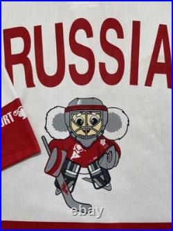 Lot of 3 Russia National Team CCCP Soviet Union Fan Hockey jersey size XL
