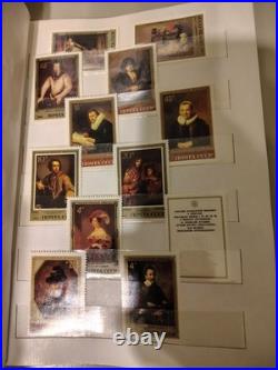 MINT USSR Soviet Stamp Collection Album Book 18 Pages Space Olympics Art Navy