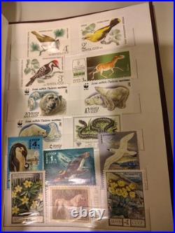 MINT USSR Soviet Stamp Collection Album Book 18 Pages Space Olympics Art Navy