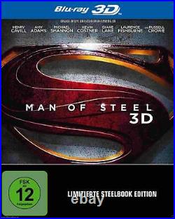 Man of Steel Blu-Ray Steelbook Ultimate Collectors Edition withSuperman Statue