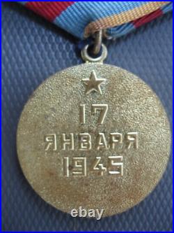 Medal For Liberation Warsaw docs WWII Medals Soviet Union USSR