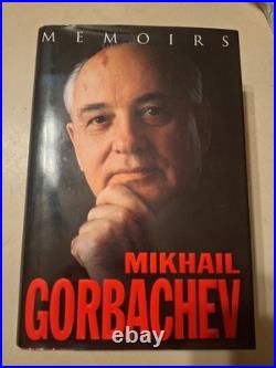 Mikhail Gorbachev Signed Memiors Book President Soviet Union Ussr Russia 1st Ed