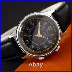 Military POLJOT Alarm Bzzz 2621.1 Vintage Soviet Union USSR Mechanical Watch