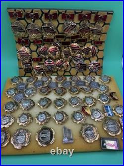 Mixed Lot Of Ussr Soviet Union Russian Enamel Pins, Badges, Medals, Communism