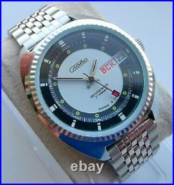 New Automatic Old Stock Slava 2427 Double Calendar Ussr Made Watch Ultra Rare