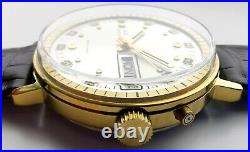 New Automatic Ussr Made Old Stock Slava 2427 Double Calendar Watch