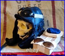 New Helmet Aviator Soviet Union Pilot USSR size 60 + new pilot glasses