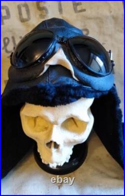 New Helmet Aviator Soviet Union Pilot USSR size 60 + new pilot glasses