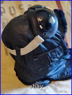 New Helmet Aviator Soviet Union Pilot USSR size 60 + new pilot glasses