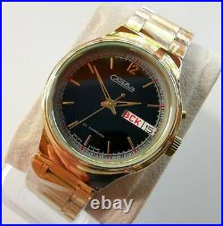 New Old Stock Luxury Slava 2428 Double Calendar Watch! Rare Model