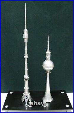 OSTANKINO MOSCOW TV TOWER BERLIN Berliner Fernsehturm Soviet Union Russian USSR