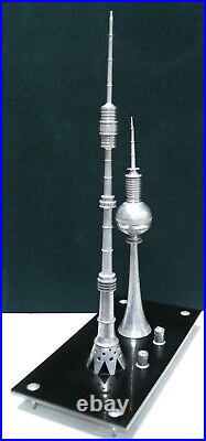 OSTANKINO MOSCOW TV TOWER BERLIN Berliner Fernsehturm Soviet Union Russian USSR